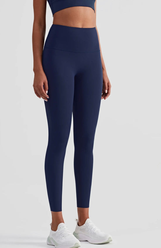 Esther Lycra Seamless High Waist Legging- Navy