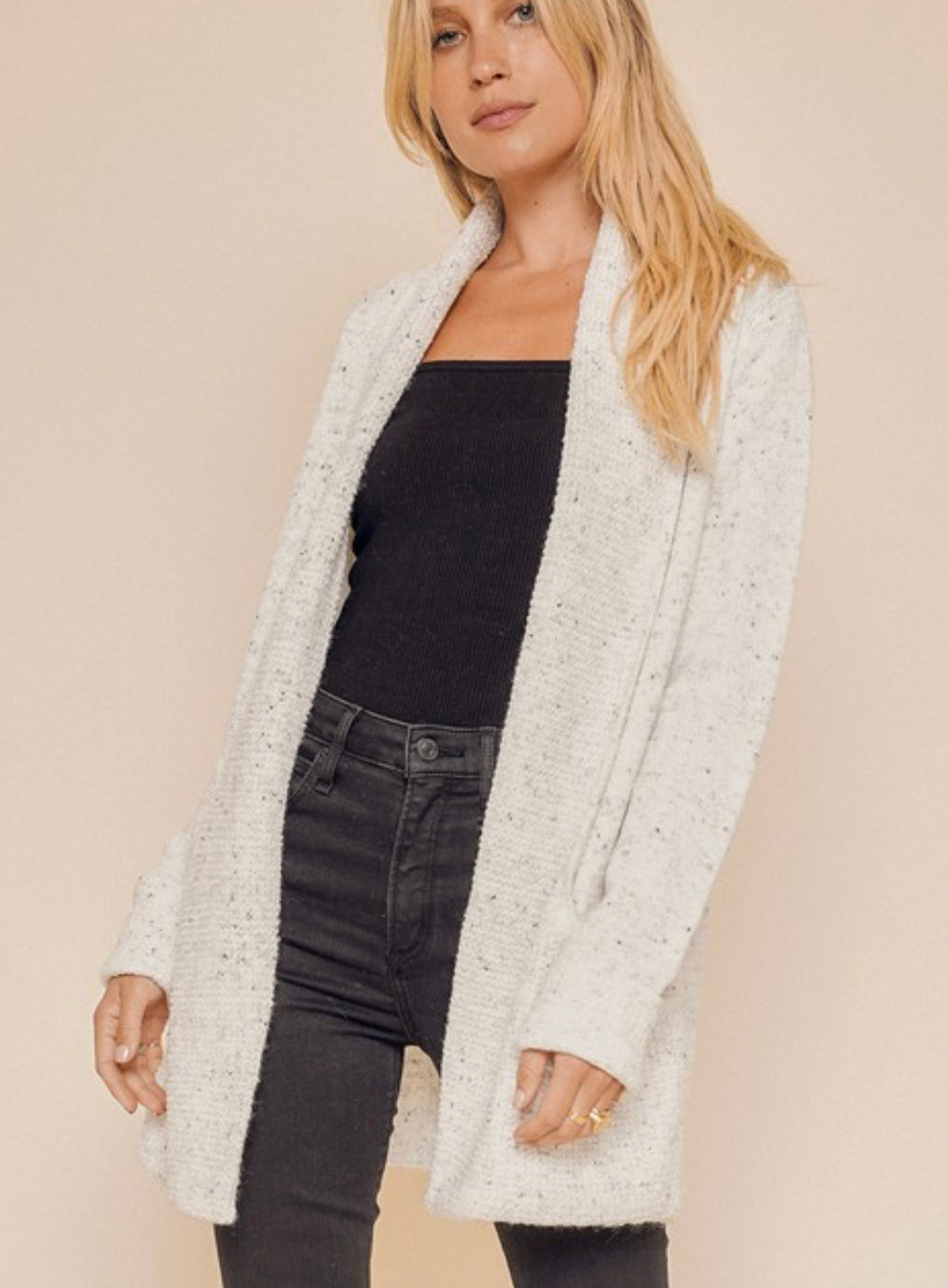 Speckle Knit Cardi