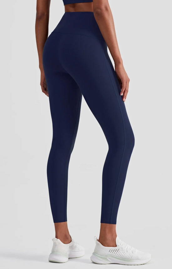 Esther Lycra Seamless High Waist Legging- Navy