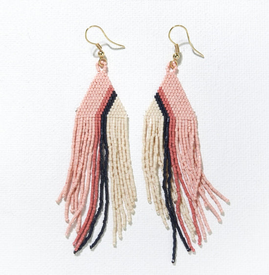 BLUSH TERRACOTTA NAVY FRINGE